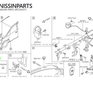 NISSAN PRESAGE U31 TRANSPONDER REMOTE - OEM NEW - Image 3