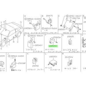 NISSAN 300ZX Z32 POWER WINDOW AMP RELAY - Image 3